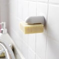 thumbnail image 4 of Soporte magnético para jabón montado en pared | Organizador para baño y cocina ABS gris con fuerte adhesión | 6x4x4cm | Accesorio de almacenamiento para el hogar | 1 unidad, 4 of 6