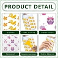 thumbnail image 4 of 10 Sheets Plants Transfer Stickers for Glass Cups Rub on Transfers Decal UV DTF Cup Wrap Transfer PVC Waterproof Leaves Flowers Stickers Decals Bulk for DIY Furniture Crafts 9.44x4.33Inch, 4 of 9
