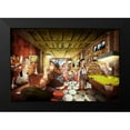 thumbnail image 2 of Alvez, A. - Perez, A. 24x17 Black Modern Framed Museum Art Print Titled - Nine Ball, 2 of 5