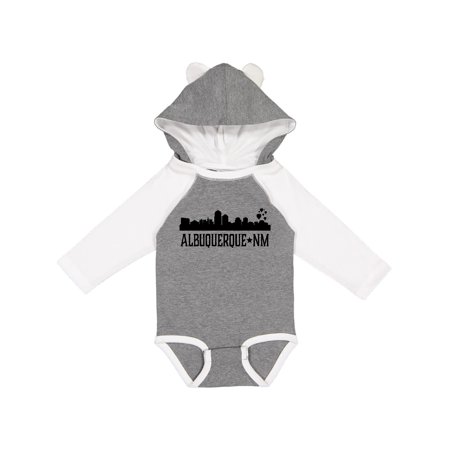 

Inktastic Albuquerque New Mexico City Skyline Silhouette Gift Baby Boy or Baby Girl Long Sleeve Bodysuit