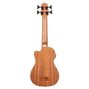 Kala UBASS-JYMN-FS Journeyman Acoustic-Electric U-Bass With F-Holes Ukelele Bass Guitar