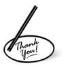 Make N Mold 5197 Black Thank You Tags, Pack of 12
