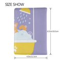 thumbnail image 3 of Pofeuu Corgi Washing in Bathtub Print Travel Document Organizer Passport Holder Men Women for Family (6.5 in x 4.5 in),Wallet Holder Credit Card Clutch Bag Case, 3 of 5