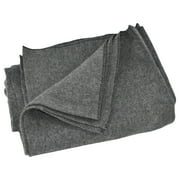 Large Gray Wool Army/Military Type Blanket Surplus Style Emergency Survival Gear