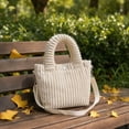 thumbnail image 5 of Women's Large Pleated Tote Bag, Soft Polyester Crossbody Shoulder Handbag with Adjustable Strap, Lightweight Ruched Bucket Purse for Work Travel Daily Commute Shopping, 5 of 5