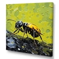 thumbnail image 2 of Designart "Yellow And Black Neon Pioneers" Animals Ant Canvas Art Print, 2 of 7
