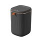 thumbnail image 1 of Contenedor de basura eléctrico sin contacto, portátil, con tapa, automático oro negro 24L, 1 of 9