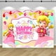 thumbnail image 4 of Fondo de fiesta de princesa Daisy Peach con tema de Super Mario rosa, fondo de cumpleaños para niña, pancarta de estudio fotográfico para baby shower, 4 of 5