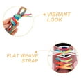thumbnail image 4 of Miangastore 2Pcs Waterproof Waxed Laces For Hockey Skates Multi Color Rainbow Gradient Flat Polyester Versatile Use, 4 of 8