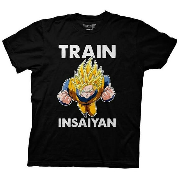 Dragonball Z Goku Train Insaiyan Dragon Ball Adult Graphic Tee Shirt