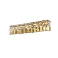 thumbnail image 6 of Maxime 7 light Chrome Wall Sconce Golden Teak (Smoky) Royal Cut Crystal, 6 of 7