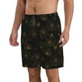 thumbnail image 2 of Vsdgher Gold Spiders And Cobwebs Men's Beach Shorts, Surfing shorts, Swim trunks, Quick Dry Swim Trunks for Surfing Beach Fun -XX-Large, 2 of 6
