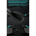 thumbnail image 5 of Smart Glasses Ture Wireless Headphone, Anti Blue Light and Bonus Sunglasses Lenses(Dual Lenses) Open Ear Bluetooth Earphone, Smart Wearable Headphone, 5 of 21