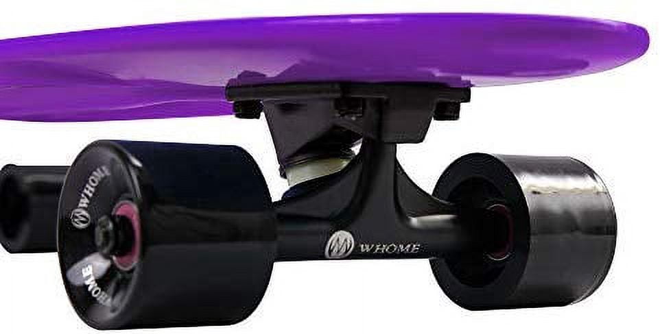 Skateboard Cruiser WHOME 27 Pouces - Plateau Plastique Robuste ABEC-9 Avec T-Tool - Adulte & Enfant