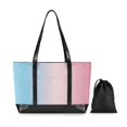thumbnail image 7 of FORMRS Canvas Laptop Tote Bag for Women with 15.6" Computer Compartments Shoulder Handbag, Light Pink Gradient, 7 of 7