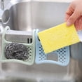 thumbnail image 6 of Kitchen Sponge Holder Foldable Drying Storage Rack Hanging Rag Shelf Brush Spoon Soap Draining Organizer, 6 of 10