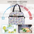 thumbnail image 4 of Disketp Sea Turtles Lonchera Térmica para Mujer y Hombre, Bolsa de Almuerzo Reutilizable e Impermeable para Trabajo, Viajes y Picnic, 4 of 7
