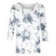 thumbnail image 4 of Neewe 3/4 Length Sleeve Women Tops Crew Neck Blouses Dressy Casual Round Neck T Shirts Loose Fit Business Work Clothes, 4 of 5