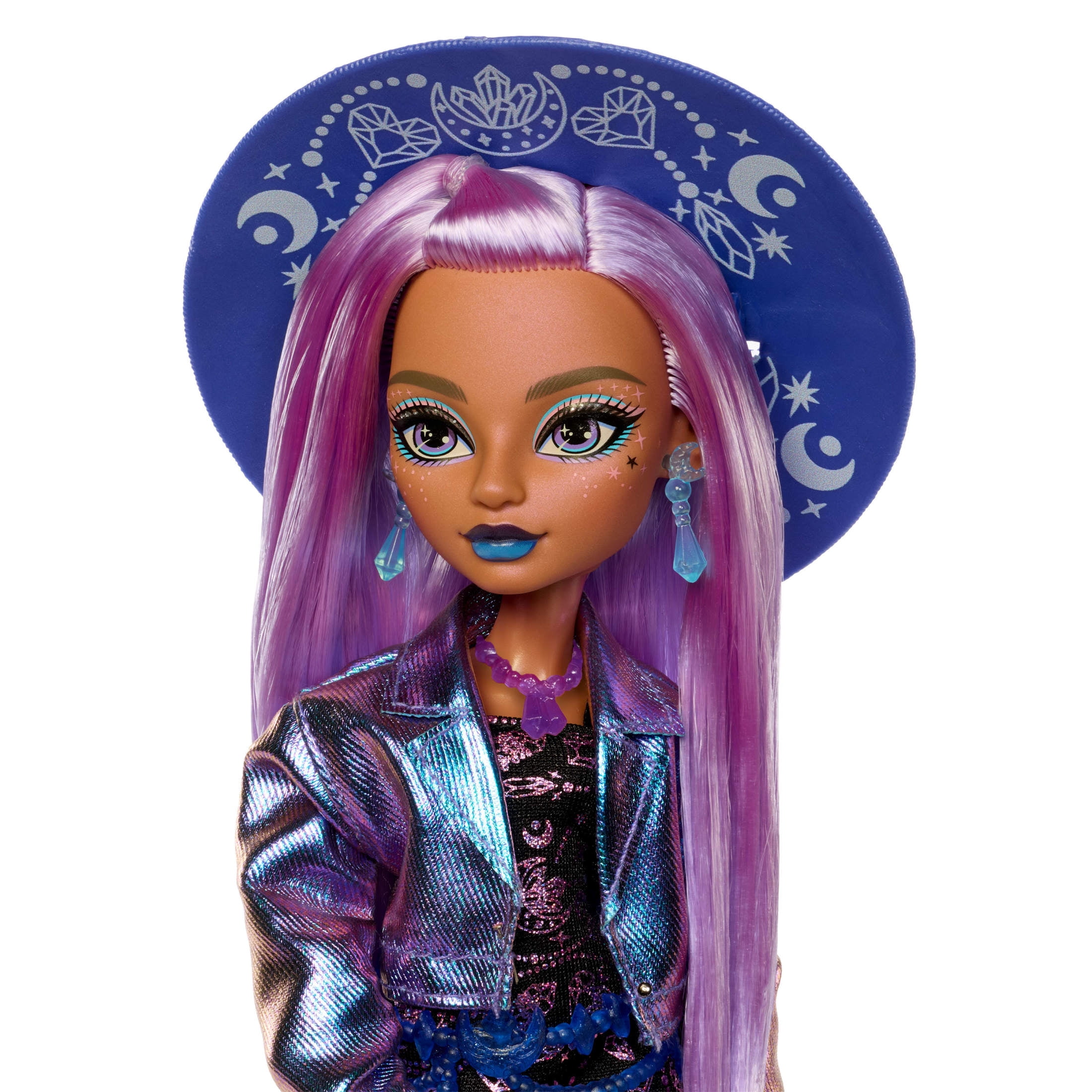 Moonspell Magic by Monster High Layla Stone Fashion Doll, Crystal Witch with Accessories (Walmart Exclusive)