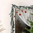 thumbnail image 5 of FastXmas 77.5 In Christmas Artificial Vines Decoration Vivid Artificial Pine Leaves Rattan Christmas Pendant Ornaments Realistic Pine-Branches Vines Decorations for Fireplace Xmas Ladder Stairs Party, 5 of 6