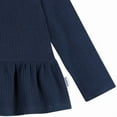 thumbnail image 5 of Gerber Toddler Girl 3-Pack Sleeve Tops Navy/Oatmeal/Violet, Sizes 2-5T, 5 of 9