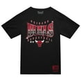 thumbnail image 2 of Men's Mitchell & Ness  Black Chicago Bulls Worldwide Collection Glow Up T-Shirt, 2 of 3