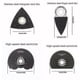 thumbnail image 5 of Juego de 100 hojas de sierra universales multiherramienta, juego de accesorios multiherramienta oscilante de liberación rápida para Dremel y Makita., 5 of 5