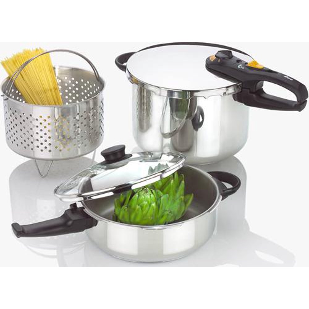 Fagor Duo 8 Qt/4 Qt Pressure Cooker