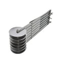 thumbnail image 3 of Pastry Cutter, Adjustable Distance Stainless Steel Time Saving Pizza Roller  For Biscuits For Pizza For Cake 7 Wheels, 3 of 8