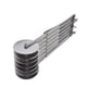thumbnail image 4 of Cortador de masa Sincero Acero inoxidable multifuncional 7 ruedas, 4 of 10
