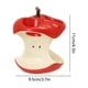 thumbnail image 3 of Adorno de cerámica para almacenamiento, decoraciones navideñas, cepillo de dientes navideño con forma de A y manzana, base de cerámica, pasta de dientes para inodoro, estante de almacenamiento de past, 3 of 6