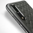 thumbnail image 2 of PANDACO Pink Leather Cross-Weave Case for Huawei P20, 2 of 3