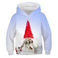 thumbnail image 3 of Sudadera con capucha con estampado de Papá Noel y árbol de Navidad de dibujos animados para niños, divertida, para primavera y otoño, informal, de manga larga, 3 of 5