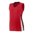 thumbnail image 3 of Augusta S Ladies Tornado Jersey Red/Black/White 1355, 3 of 4