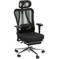 thumbnail image 6 of Hbada P3 Ergonomic Office Chair with 2D Adjustable Armrest, Office Chair with 2D Adjustable Lumbar Support, Computer Chair with Tilt Function, Desk Chair with Footrest Black, 6 of 11