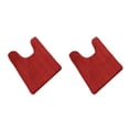 thumbnail image 3 of Bearachild Alfombrilla de baño en forma de U, absorbente de agua, antideslizante, elástica, amigable con la piel, alfombra de baño reutilizable para el Vino tinto 40*60cm 2piezas Bearachild CBP005185, 3 of 5