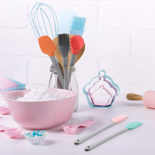 Mini silicone spatula sale set