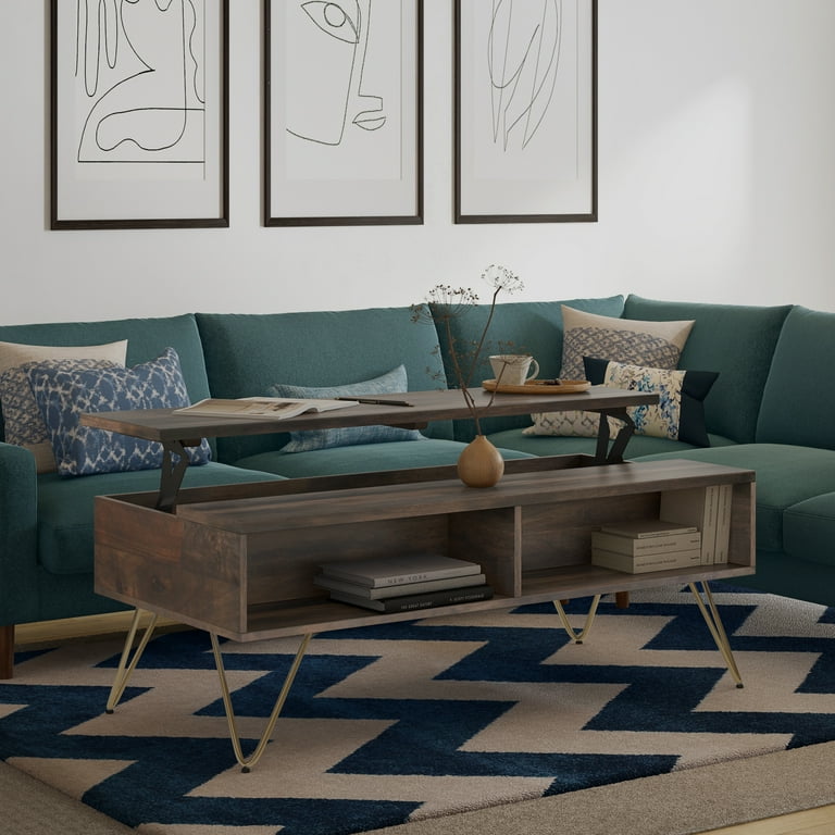 Hunter lift top coffee cheap table