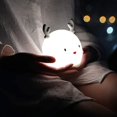 thumbnail image 4 of Luces nocturnas para niños, lindas luces nocturnas recargables para bebés, lámparas de respiración para dormir para niños para regalo de guardería JAMW Sencillez, 4 of 5