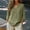 Army Green, variant on BFHHYA Womens Tops Lightweight Button V Neck Shirts Casual 3/4 Sleeve Pullover Tops Soft Comfy Cotton Blouses Daily Work