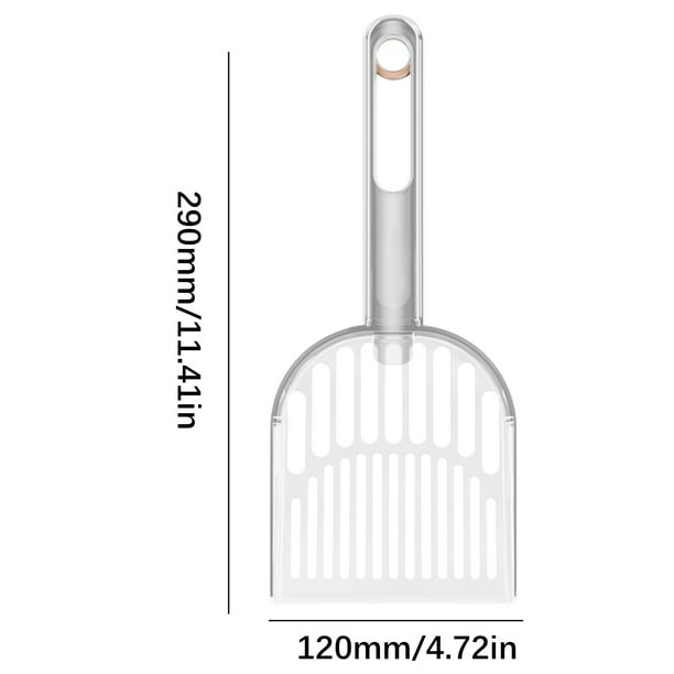 Pisexur Batería de cocina Pala para arena de gatos de pantalla grande, herramienta para excrementos de hámsters y gatos. para la cocina del hogar