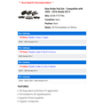 thumbnail image 2 of Rear Brake Pad Set - Compatible with 2005 - 2016 Honda CR-V 2006 2007 2008 2009 2010 2011 2012 2013 2014 2015, 2 of 2