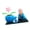 Blue, variant on Solar Car Decors Shaking Monk Figurine Car Shaking Head Toy ABS Dashboard Ornament For Wealth Health
