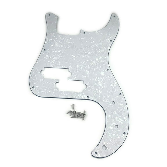 Aellinatey 11 Hole 3 Ply Scratch Plate Bass Pickguard for 4 String Bass