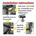 thumbnail image 3 of Parts Tailgate Tailgate Deceleration Luggage Box Gas Pressure Shock Absorber Lifting Bracket Compatible with Nissan D40 Navara, 3 of 5