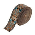 thumbnail image 1 of 5 Meters Blue Vintage Sari Border Craft Embroidered Sewing Ribbon - 3cm, 1 of 8