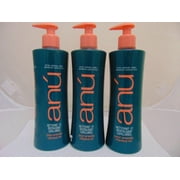 (Pack of 3) ANU shampoo hair cleanser & conditioner for FINE TO MEDIUM HAIR 16 OZ