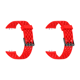 thumbnail image 1 of Correa Reloj Silicona Deportiva para Galaxy Fit 3 () Rojo, 1 of 9