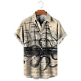 thumbnail image 3 of Camisas hawaianas de fibra de palma 2023, camisas de playa con estampado 3D de verano para vacaciones, ropa vintage informal, blusa con solapa para mujer, camisa lisa, 3 of 4