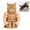 Sink, variant on Cat Muscle Arms Hilarious 3D Printed Costume | Comfy Pet Shoulder Attachment for Feline Cosplay. Lightweight PLA Decoration, Black